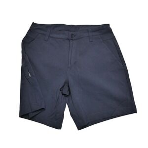 BYLT Basics Shorts Mens 31 Navy Performance Stretch Chino Golf Zip Pocket Tech